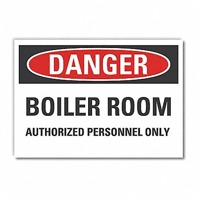 LYLE LCU40553ED10x7 Danger Sign 7 inx10 in Non-PVC Polymer