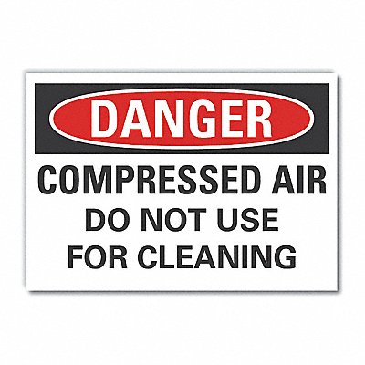 LYLE LCU40561ED10x7 Danger Sign 7 inx10 in Non-PVC Polymer