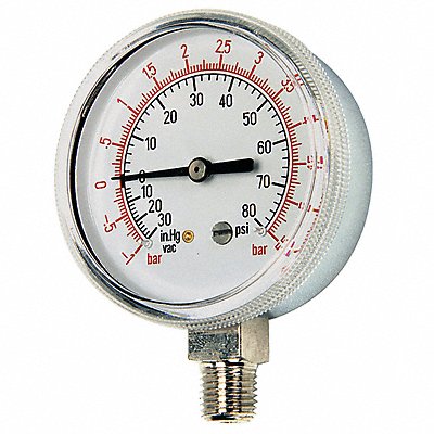 GROEN Z084208 Pressure Gauge 2-1/2 Dia 30VAC 60 psi