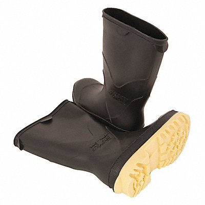 TINGLEY STORMTRACKS 11614 Rain Boot PVC Child Black/Tan Size10 PR