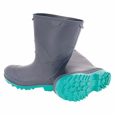 TINGLEY STORMTRACKS 11768 Rain Boot PVC Youth Blue/Grn Size06 PR