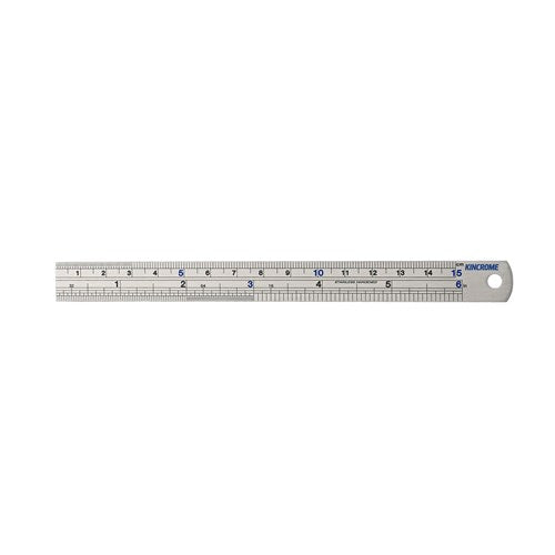 Kincrome 64002 Stainless Steel Rule 150mm (6") Metric & Imperial