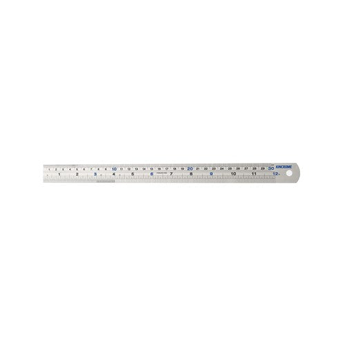 Kincrome 64003 Stainless Steel Rule 300mm (12") Metric & Imperial