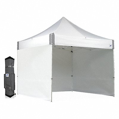 E-Z UP ES100S910WHRCVP Instant Canopy 10 ft L 10 ft W White
