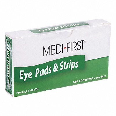 GRAINGER 64470 Eye Pad White 2 1/4 L 2 1/4 W PK4