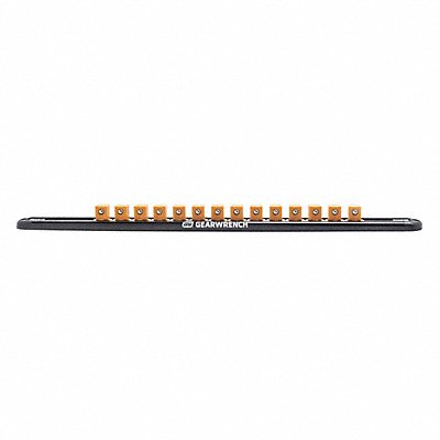 GEARWRENCH 83128 Magnetic SocketRail 1/2 Dr Incl 16 Clips