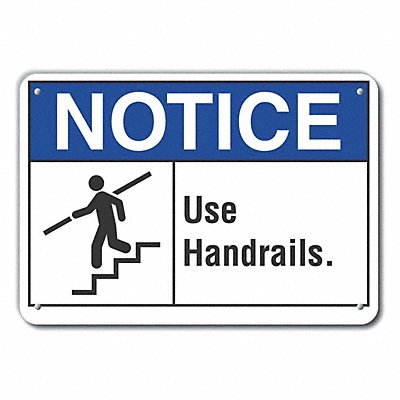 LYLE LCU50020RA10X7 Notice Sign 7 in x 10 in Aluminum