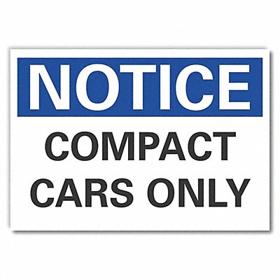 LYLE LCU50100ED14x10 Eco-Decal Parking 10 in x 14 in Non-PVC