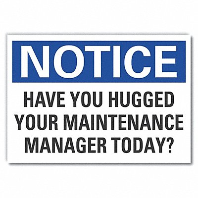 LYLE LCU50226RD5X35 Safety Culture Notice Label 3 1/2x5in