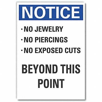 LYLE LCU50263RD7X5 Acc Prevention Label 7 in x 5 in