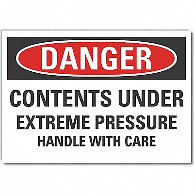 LYLE LCU40630ED14x10 Danger Sign 10in x 14in Non-PVC Polymer