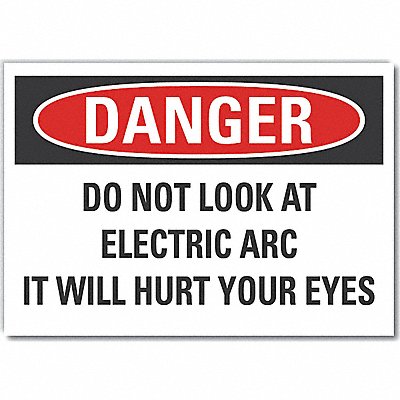 LYLE LCU40644ED14x10 Danger Sign 10in x 14in Non-PVC Polymer