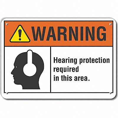 LYLE LCU60030RA10X7 Danger Sign 7 in x 10 in Aluminum
