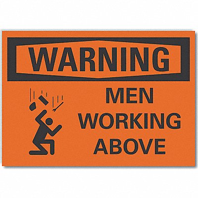 LYLE LCU60039RD7X5 Men Working Warning Reflective Label 5inx7in