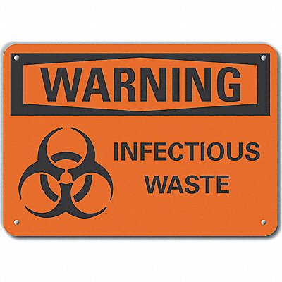 LYLE LCU60046RA10X7 Danger Sign 7 in x 10 in Aluminum