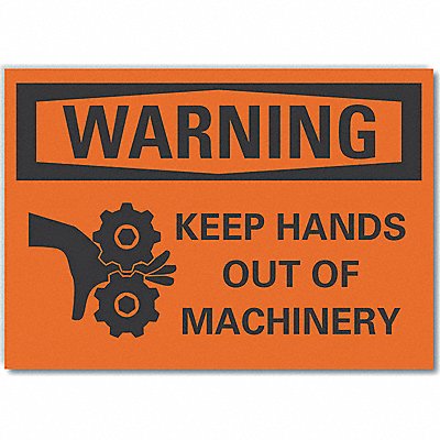 LYLE LCU60055ED10x7 Warning Sign 7inx10in Non-PVC Polymer