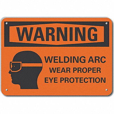 LYLE LCU60060RA10X7 Danger Sign 7 in x 10 in Aluminum