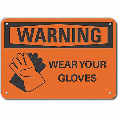 LYLE LCU60062RA10X7 Danger Sign 7 in x 10 in Aluminum