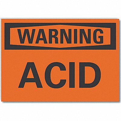 LYLE LCU60069ED10x7 Warning Sign 7inx10in Non-PVC Polymer