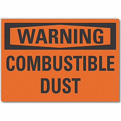 LYLE LCU60089ED10x7 Warning Sign 7in x 10in Non-PVC Polymer