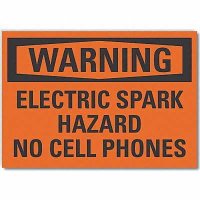 LYLE LCU60122ED10x7 Warning Sign 7in x 10in Non-PVC Polymer