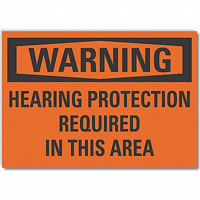 LYLE LCU60132ED10x7 Warning Sign 7inx10in Non-PVC Polymer