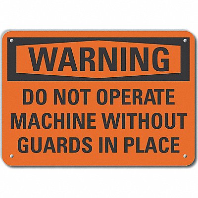 LYLE LCU60147NA10X7 Danger Sign 7 in x 10 in Aluminum