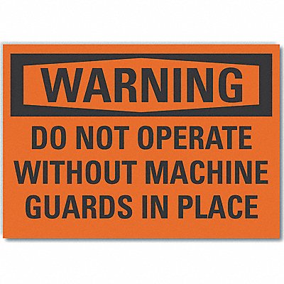LYLE LCU60148ED10x7 Warning Sign 7inx10in Non-PVC Polymer