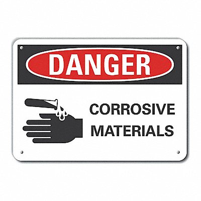 LYLE LCU40217RA10X7 Danger Sign 7 in x 10 in Aluminum