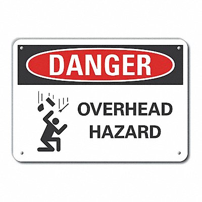 LYLE LCU40254NA10X7 Danger Sign 7 in x 10 in Aluminum