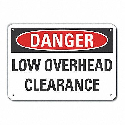 LYLE LCU40457NA10X7 Danger Sign 7 in x 10 in Aluminum
