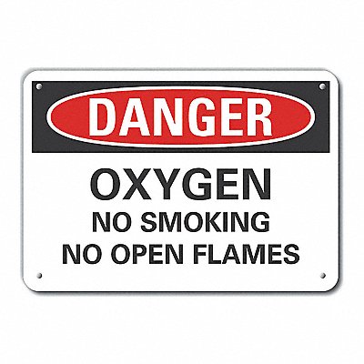 LYLE LCU40523NA10X7 Danger Sign 7 in x 10 in Aluminum