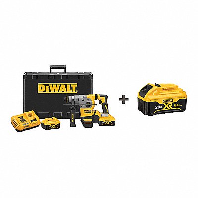 DEWALT DCH293R2DCB206 Cordless Rotary Hammer Kit 20.0V
