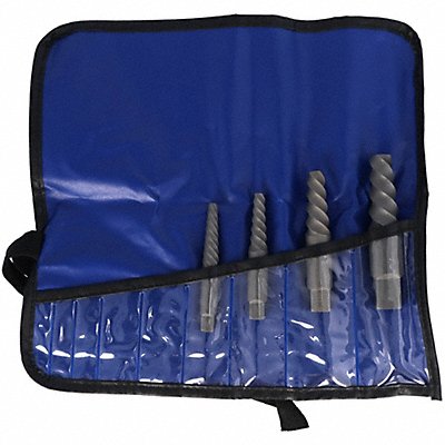 CHICAGO-LATROBE 65041 Screw Extractor Set 4pc HSS Pouch