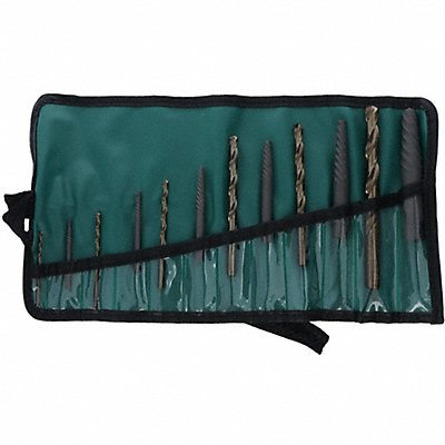 CHICAGO-LATROBE 65043 Screw Extractor Set 12pc HSS Pouch