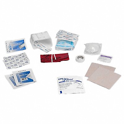ABILITY ONE 6545010000000 FirstAidKit w/House 16pcs 1.75x4.25 WHT