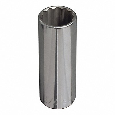 KLEIN TOOLS 65826 9/16 Deep 12-Pt Socket 1/2 Drive