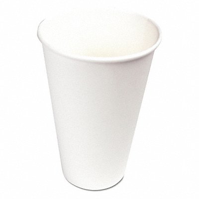 BOARDWALK WHT16HCUP Disp Hot Cup 16 oz WH Patternless PK1000