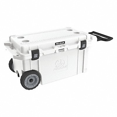 PELICAN 80QW1WHT Marine Chest Cooler With Wheels 76.0 qt.