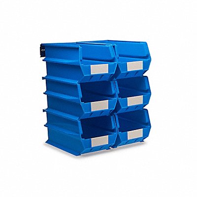 TRITON PRODUCTS 3240BWS Wall Storage Blue Bins/Rails 8 pcs.