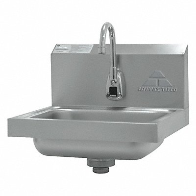 ADVANCE TABCO 7PS61 Hands-Free Hand Wash Sink 14x10x5