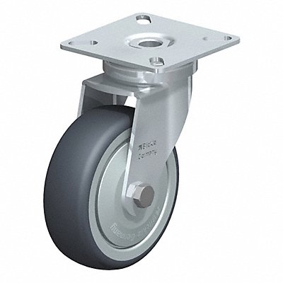 BLICKLE LPATPA75KF Swivel Plate Caster TPR Rubbr 3-1/8 165 lb.