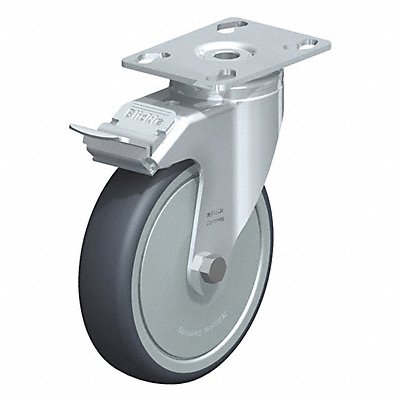 BLICKLE LKPATPA126KFFI Plate Caster Swivel Rubber 6 5/8 H