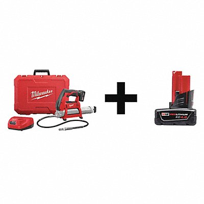 MILWAUKEE 244621XC48112440 Cordless Grease Gun Kit 12.0V