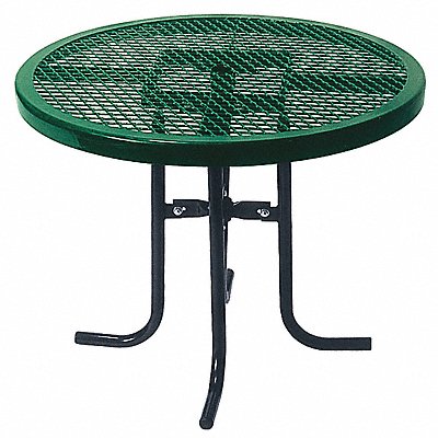 ULTRASITE 361LRDVBLACK Commercial Park Low Round Table Black