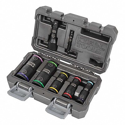 KLEIN TOOLS 66070 Flip Impact Socket Set Impact Drive