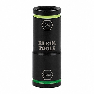KLEIN TOOLS 66074 Flip Impact Socket Impact Drive Steel