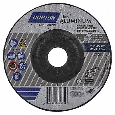 NORTON 66252849375 Depressed Centre Wheel