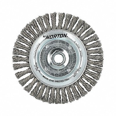 GRAINGER 66254443242 Wire Wheel Brush Standard Twist Knot