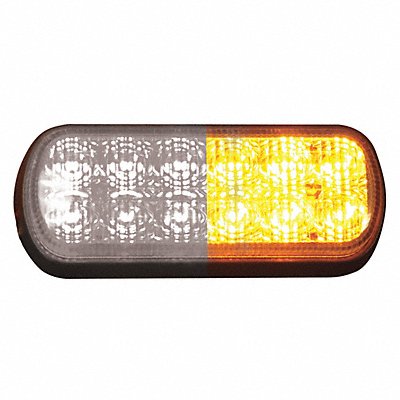 BUYERS PRODUCTS 8891602 Strobe Light Ambr/Clear LED Rctnglr 5.5